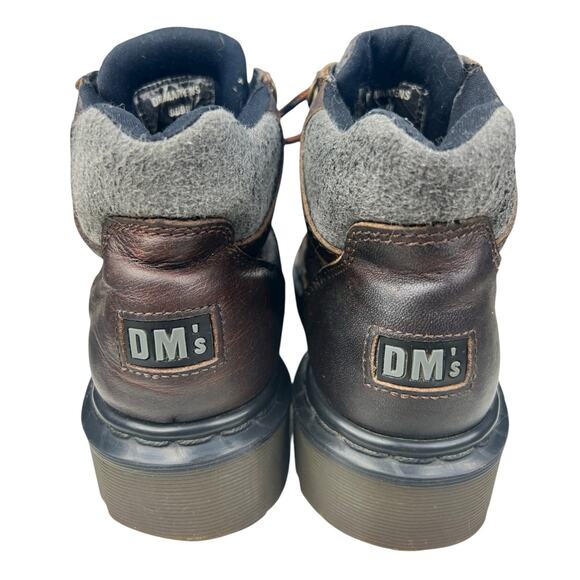Vintage 90’s Dr. Martens DM’s Brown Made In England Combat Boots Size 4 US 6 - Picture 8 of 11